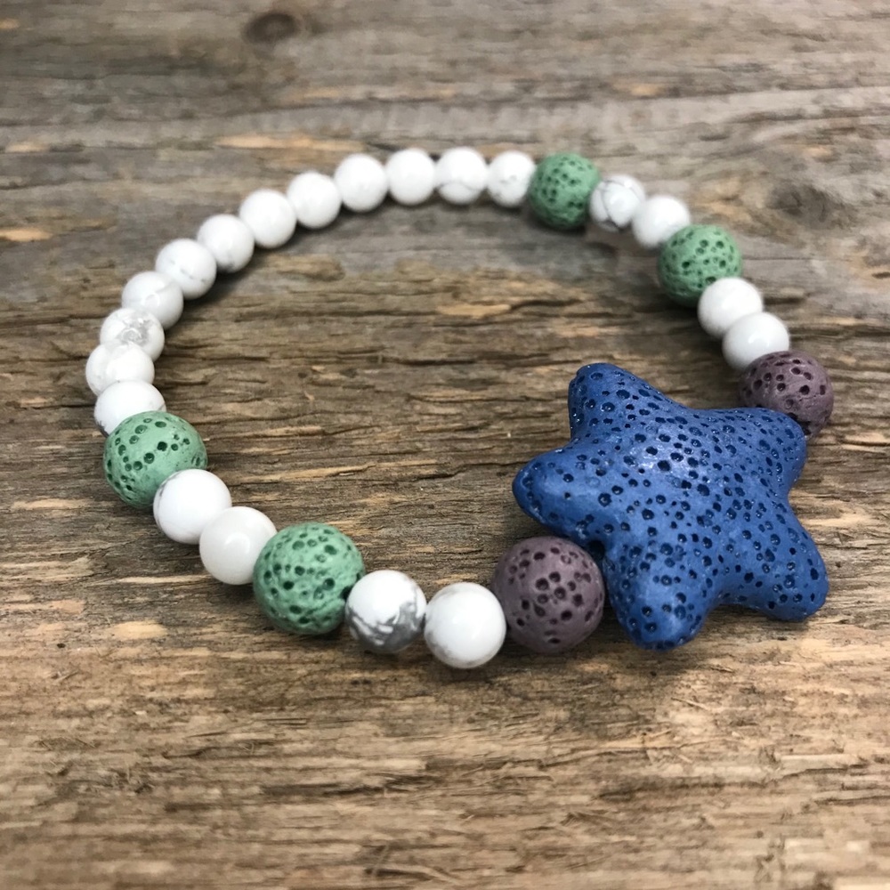 Lava Bead Essential Oil Diffuser Bohemian Bracelet